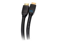 C2G 35ft 4K HDMI Cable - In-Wall CMG (FT4) Rated - Performance Series - HDMI-kabel - HDMI hane till HDMI hane - 10.7 m - svart - 4K30 Hz (4096 x 2160) stöd C2G10388
