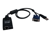 Eaton Tripp Lite Series USB Server Interface Module for B064- Series KVM Switches - Förlängare för tangentbord/video/mus - upp till 50 m - för P/N: B064-016-02-IPH, B064-016-04-IPH, B064-032-01-IPH, B064-032-02-IPH, B064-032-04-IPH B055-001-USB