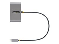 StarTech.com 4-Port USB-C Hub with 100W Power Delivery Pass-Through Charging, 2x USB-A + 2x USB-C, 5Gbps, USBC Hub w/ 1ft (30cm) Long Cable, Portable Laptop USB Type-C to USB-A/C Hub - USB 3.0 Expansion Hub (5G2A2CPDB-USB-C-HUB) - Hubb - 2 x USB 3.2 Gen 1 + 2 x USB-C 3.2 Gen 1 - skrivbordsmodell 5G2A2CPDB-USB-C-HUB