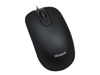 Microsoft Optical Mouse 200 for Business - Mus - höger- och vänsterhänta - optisk - 3 knappar - kabelansluten - USB - svart 35H-00002