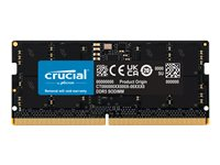 Crucial - DDR5 - modul - 16 GB - SO DIMM 262-pin - 2400 MHz / PC5-38400 - CL40 - 1.1 V - ej buffrad - icke ECC CT16G48C40S5