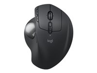 Logitech Ergo Series MX Ergo S - Styrkula - ergonomisk - avancerad - optisk - 8 knappar - trådlös - Bluetooth, 2.4 GHz - Logitech Logi Bolt USB-mottagare - grafit 910-007260