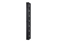 APC Cable Management - Kabelhållarsats för rack - svart - för P/N: NBWL0355A, SMX2000LVNCUS, SMX2KR2UX145, SMX3000HV-BR, SMX3000LV2U-BR, SMX3KR2UNCX145 AR8615
