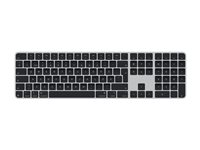 Apple Magic Keyboard with Touch ID and Numeric Keypad - Tangentbord - USB-C - trådlös - Bluetooth - svensk - svarta tangenter MXK83S/A