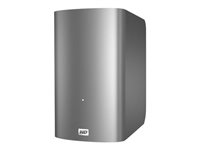 WD My Book Thunderbolt Duo WDBUTV0080JSL - Hårddiskarray - 8 TB - 2 fack - HDD 4 TB x 2 - Thunderbolt (extern) WDBUTV0080JSL-EESN