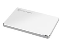 Transcend StoreJet 25C3S - Hårddisk - 1 TB - extern (portabel) - 2.5" - USB 3.1 Gen 1 (USB-C kontakt) - silver TS1TSJ25C3S