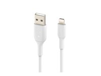 Belkin BoostCharge - Lightning-kabel - Lightning hane till USB hane - 1 m - vit CAA001BT1MWH