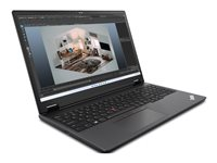 Lenovo ThinkPad P16v Gen 2 - AI Ready - 16" - Intel Core Ultra 7 - 165H - vPro Enterprise - 32 GB RAM - 1 TB SSD - 5G - nordiskt (danska/finska/norska/svenska) 21KY0005MX