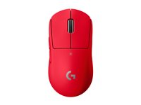 Logitech G PRO X SUPERLIGHT 2 SE - Mus - gaming - optisk - 5 knappar - trådlös - 2.4 GHz - USB Logitech LIGHTSPEED-mottagare - röd 910-007552