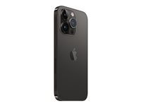 Apple iPhone 14 Pro - 5G smartphone - dual-SIM / Internminne 128 GB - OLED-skärm - 6.1" - 2556 x 1179 pixlar (120 Hz) - 3 st. bakre kameror 48 MP, 12 MP, 12 MP - front camera 12 MP - space black MPXV3QN/A