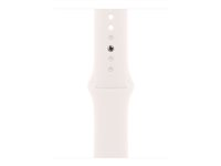 Apple - Band för smart klocka - 42mm - storlek S/M - ljus rouge - för Watch Hermès Series 7, Hermès Series 9, SE 3, Series 10, Series 11, Series 8, Series 9 MXLN3ZM/A