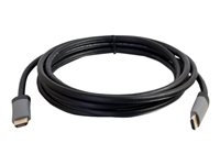 C2G 1.5ft Select High Speed HDMI Cable with Ethernet 4k - In-Wall CL2-Rated - HDMI-kabel med Ethernet - HDMI hane till HDMI hane - 45.7 cm - skärmad - svart - stöd för 4K 50624