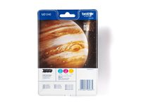 Brother LC1240 Rainbow-Pack - Gul, cyan, magenta - original - blister med akustiskt / elektromagnetiskt alarm - bläckpatron - för Brother DCP-J525, J725, J925, MFC-J430, J5910, J625, J6510, J6710, J6910, J825 LC1240RBWBPDR