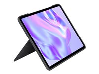 Logitech Combo Touch - Tangentbord och foliefodral - med pekdyna - bakgrundsbelyst - Apple Smart connector - QWERTY - nordiskt (danska/finska/norska/svenska) - grafit - för Apple 13-inch iPad Pro M4 Wi-Fi, M4 Wi-Fi + Cellular 920-012763