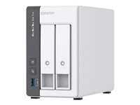 QNAP TS-216G - NAS-server - 2 fack - SATA 6Gb/s - RAID JBOD, 0, 1 - RAM 4 GB - 2.5 Gigabit Ethernet - iSCSI support TS-216G