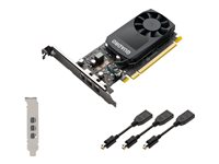NVIDIA Quadro P400 - Grafikkort - Quadro P400 - 2 GB GDDR5 - PCIe 3.0 x16 låg profil - 3 x Mini DisplayPort - Adaptrar ingår VCQP400V2-PB