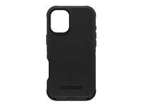 OtterBox Defender Series - Baksidesskydd för mobiltelefon - MagSafe-kompatibilitet - silikon - svart - för Apple iPhone 16 Plus 77-95949
