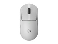 Logitech G PRO X SUPERLIGHT 2 SE - Mus - gaming - optisk - 5 knappar - trådlös - 2.4 GHz - USB Logitech LIGHTSPEED-mottagare - vit 910-007556