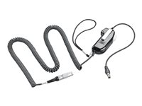 HP Poly SHS 2005-01 - PTT (push-to-talk)-förstärkare för headset - dubbla kanaler, LEMO FGG.2B.310, inga tillägg - TAA-kompatibel 8K6V7AA#AC3